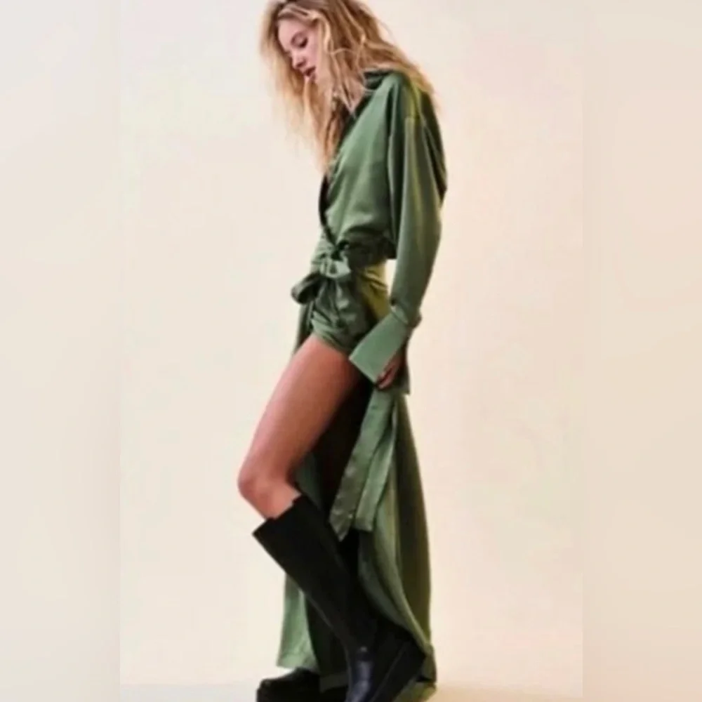 Free People Green Maxi Dress - Picture 2 of 4
